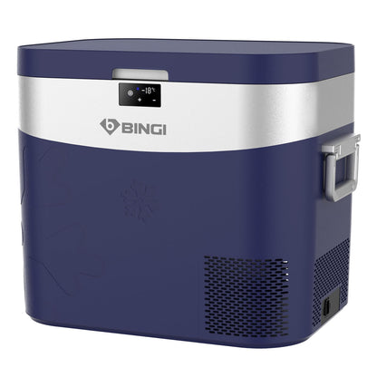 BINGI Nevera Portátil Eléctrica 22 L, Compresor 12/24 V, Refrigerador y Congelador