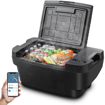AAOBOSI Nevera Compresor 35 L para Tesla Model Y, App Control, -20°C, Antivibración