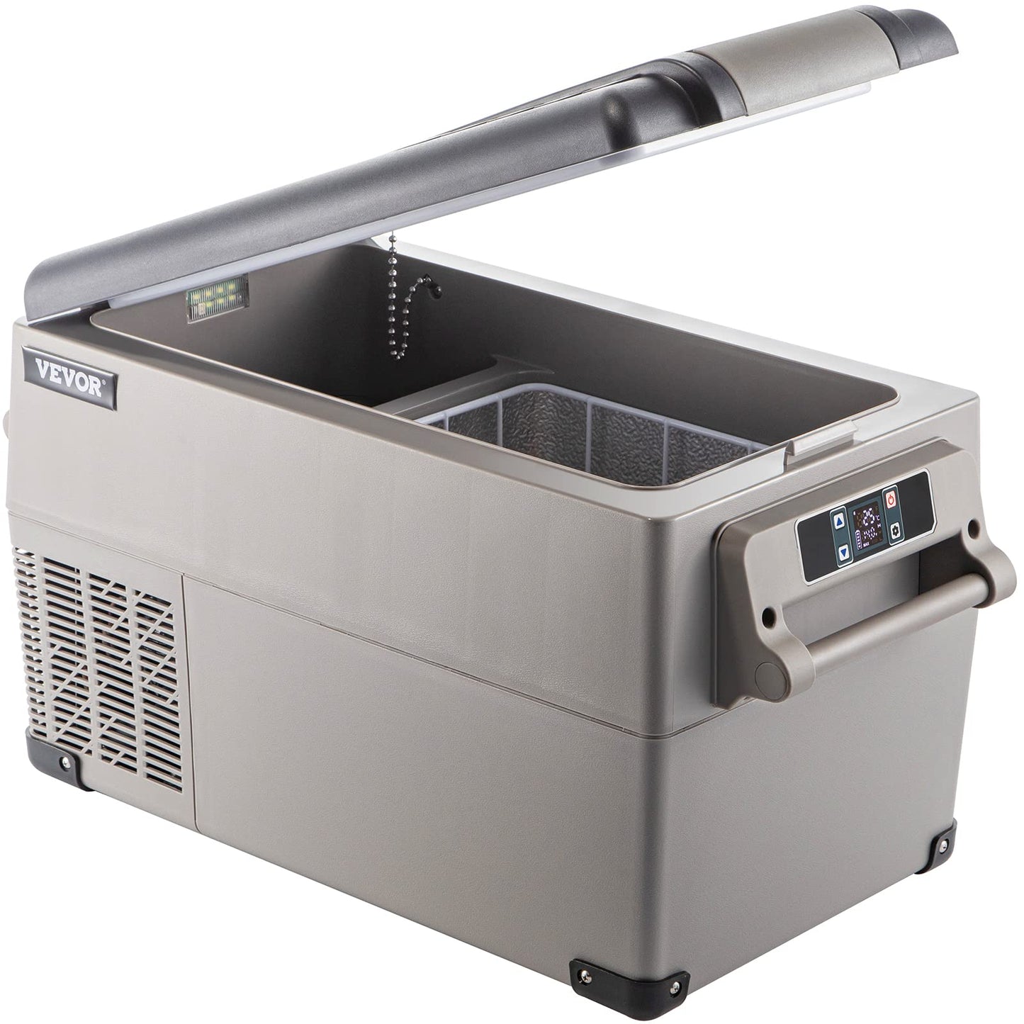 VEVOR Nevera Termoeléctrica Portátil 35 L, Mini Refrigerador de Coche con Pantalla LCD
