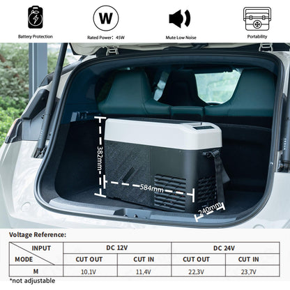 Alpicool KCF15 Nevera Portátil Eléctrica 15 L, 12/24 V y 220 V, Para Coche y Camping