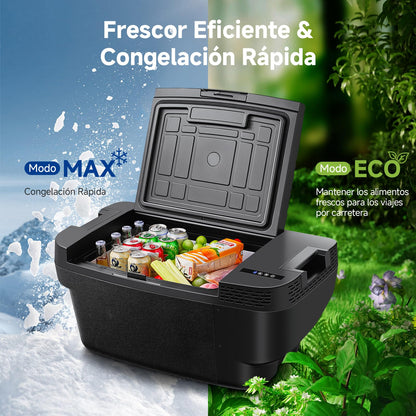 AAOBOSI Nevera Compresor 35 L para Tesla Model Y, App Control, -20°C, Antivibración
